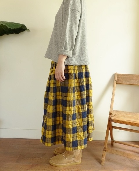 プリット フラノタータンチェックスカート prit PAR ICI(パーリッシィ  
