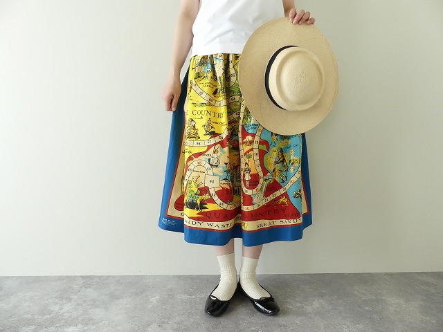  特価ブログのポータルサイト オールドマンズテーラーoz print gather skirt スカート