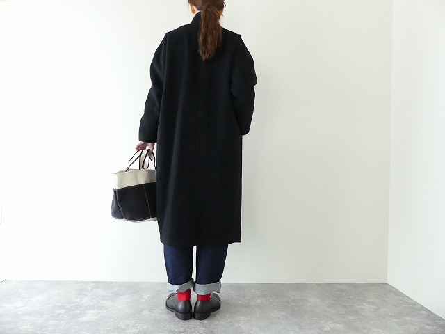 ミズイロインド ロングコート Mizuiro Ind スタンドカラー 3-27933023 ...