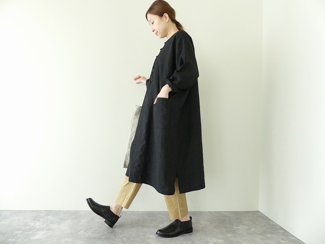 史上最も激安 Homspun ホームスパン No 212 1609 1609 チャイナワンピース リネンバイオ厚手 ワンピース Williamsav Com