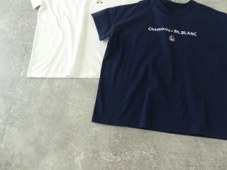 山歩きTシャツ　半袖ワイドTシャツ D柄モンブランを望みながらのロングトレッキングの商品画像18