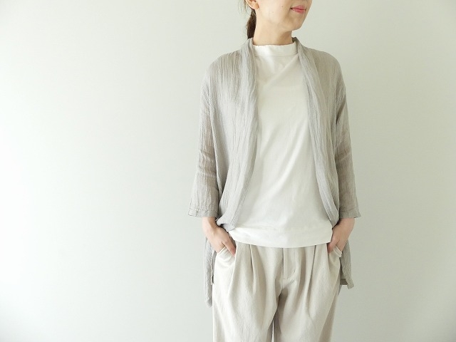 linen voile robe　リネンボイルローブ