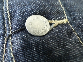 11ozリネンデニムバンドカラードロップショルダーGジャンの商品画像24