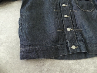 11ozリネンデニムバンドカラードロップショルダーGジャンの商品画像27