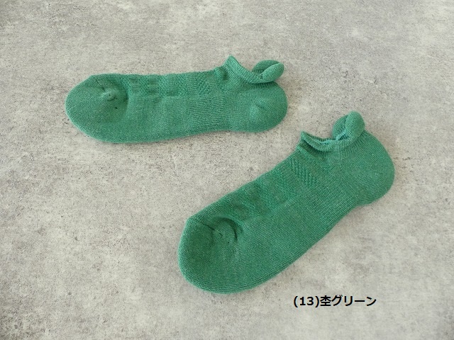 オーガニックコットン足底パイルショートソックスの商品画像4