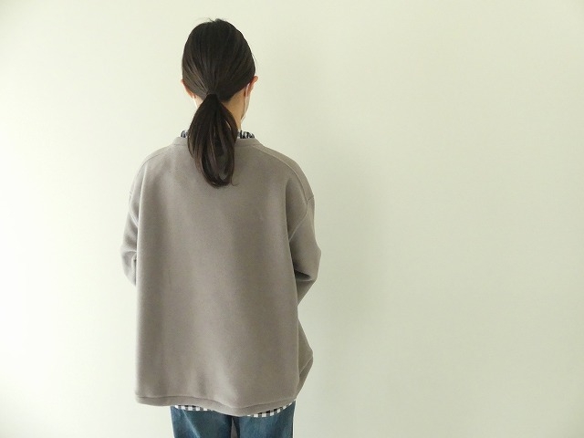 ポリレーヨンフリースAラインワイドプルオーバーの商品画像10