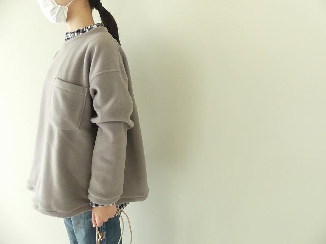 ポリレーヨンフリースAラインワイドプルオーバーの商品画像8