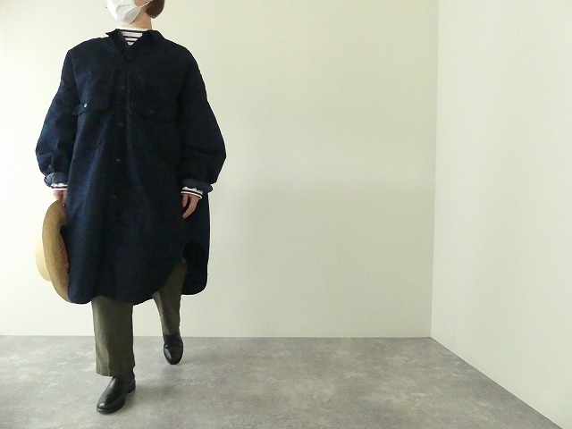 8ozIDG×IDGデニムスラッピーシャツコートの商品画像1