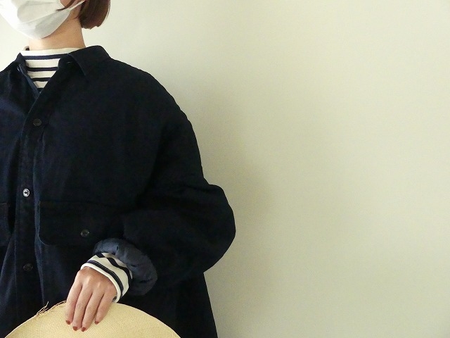 KAPITAL(キャピタル) 8ozIDG×IDGデニムスラッピーシャツコート(EK-1314