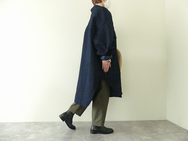 8ozIDG×IDGデニムスラッピーシャツコートの商品画像9