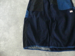 INDIGOリップストップのパッチワーク　ペインタースカートの商品画像19