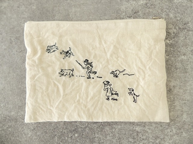 SNOW DIARY EMBROIDERY POUCHの商品画像4