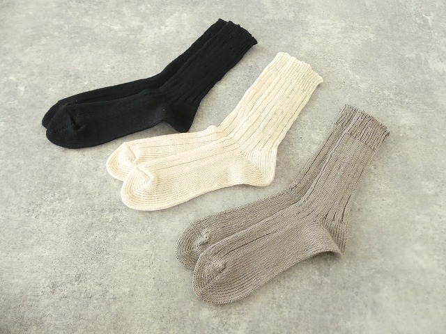 rib socks rinenの商品画像2