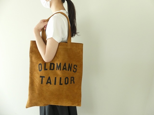 OMT PRINT LEATHER TOTE BAG