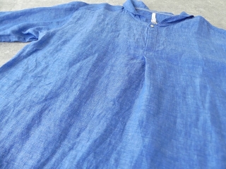 先染リネン丸襟プルオーバーシャツの商品画像22