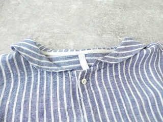 先染リネン丸襟プルオーバーシャツの商品画像26