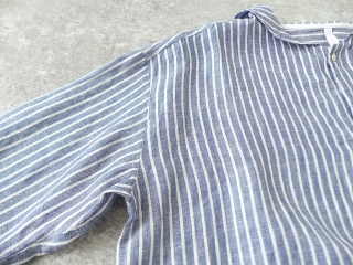 先染リネン丸襟プルオーバーシャツの商品画像27