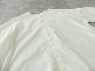 コンパクトタイプライター近江晒加工5分袖バンドカラーラウンドヘムビッグシャツの商品画像30