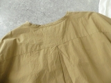 コンパクトタイプライター近江晒加工5分袖バンドカラーラウンドヘムビッグシャツの商品画像34