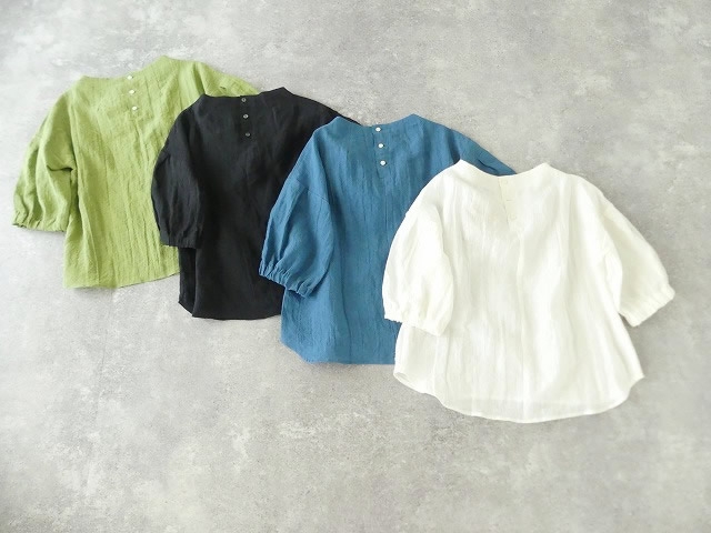 リネンゴム袖ブラウスの商品画像12