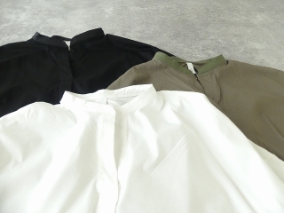コンパクト天竺5分袖スタンドカラーラウンドヘムスキッパーシャツの商品画像21