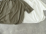 コンパクト天竺5分袖スタンドカラーラウンドヘムスキッパーシャツの商品画像32