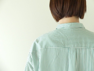 ブロードストライププリントチビ衿シャツの商品画像15