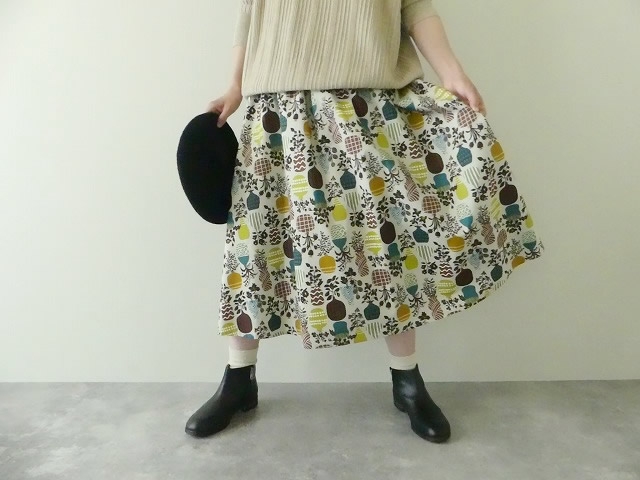 花瓶のギャザースカートの商品画像4