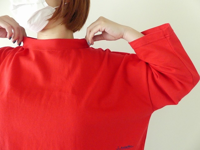 Girl's アウターTシャツ スタンド衿7分袖Tシャツの商品画像1