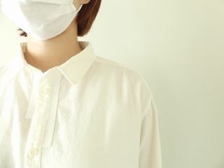 HAYATE Winterホワイトレギュラー衿ゆったりシャツの商品画像16