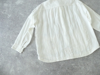 HAYATE Winterホワイトレギュラー衿ゆったりシャツの商品画像30