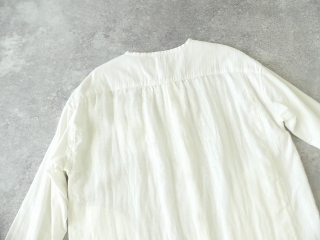HAYATE Winterホワイトスタンド衿Wideシャツ size5の商品画像29