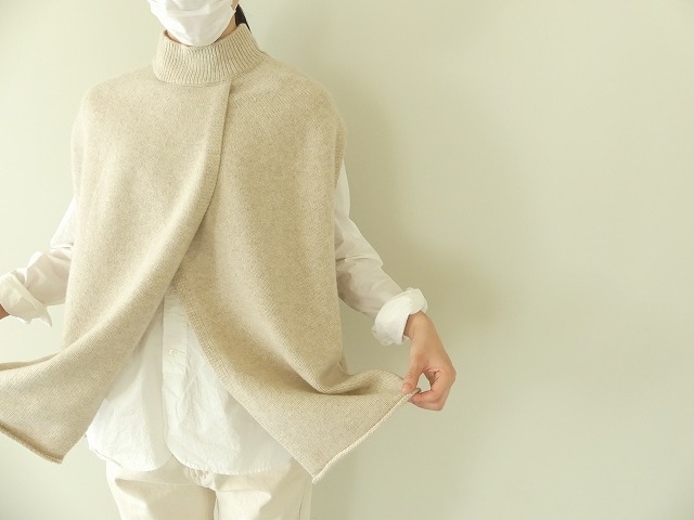 HAU(ハウ) knit vest lap cashmere wool(2211-0345) | SPACE MOO