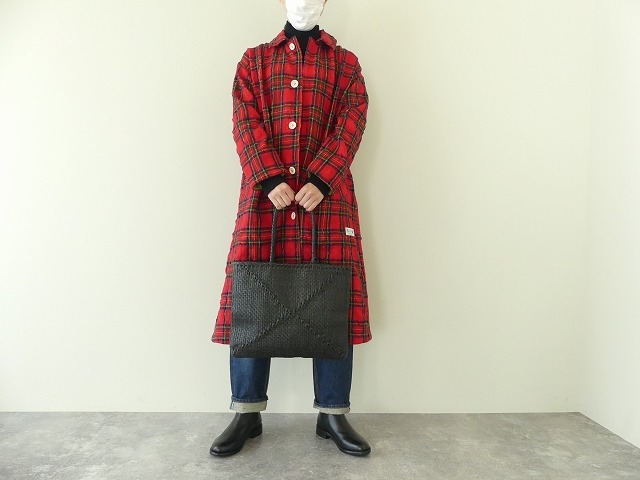 快晴堂 Spacemoo かいせいどう スペースムウ タータンフォーエバーwideコート ワンピース 23op 351 Space Moo