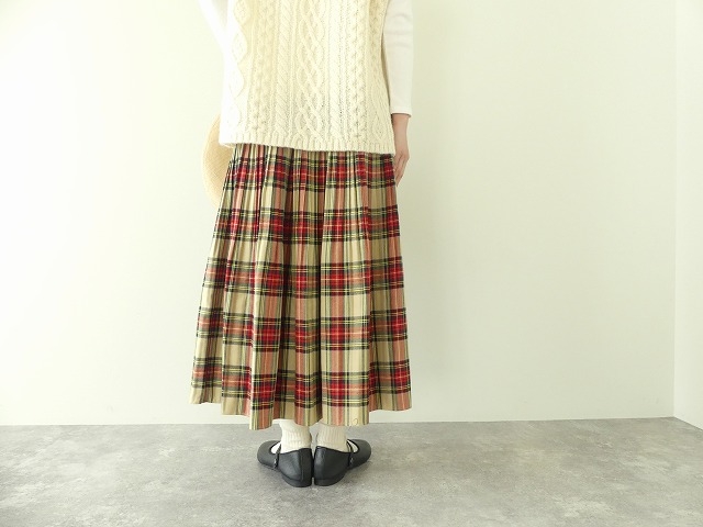 タータンチェックのプリーツスカートの商品画像7