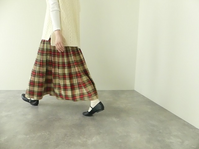 タータンチェックのプリーツスカートの商品画像9