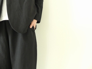 綿麻ストレッチ裾ダーツパンツの商品画像14