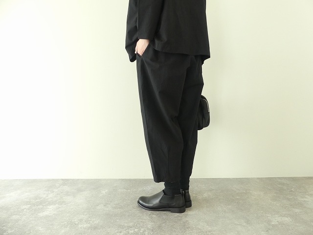 綿麻ストレッチ裾ダーツパンツの商品画像6