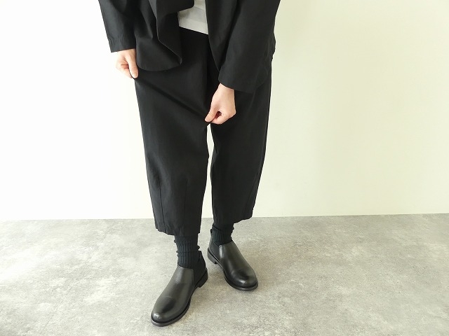 綿麻ストレッチ裾ダーツパンツの商品画像9