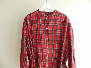 TARTAN CHECK GATHER SLEEVE DRESSの商品画像14