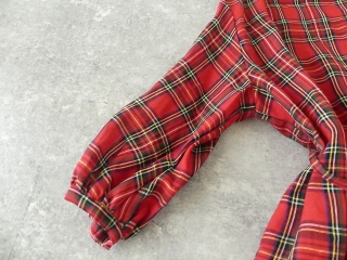 TARTAN CHECK GATHER SLEEVE DRESSの商品画像21