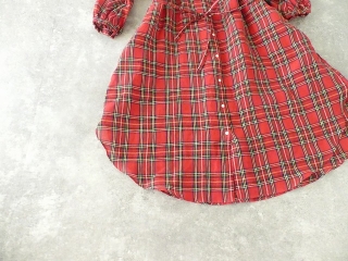 TARTAN CHECK GATHER SLEEVE DRESSの商品画像26