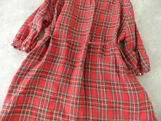 TARTAN CHECK GATHER SLEEVE DRESSの商品画像30