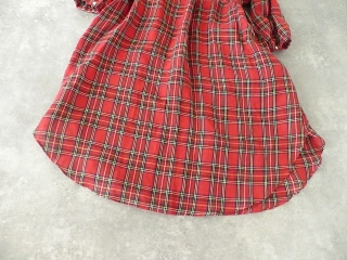 TARTAN CHECK GATHER SLEEVE DRESSの商品画像31