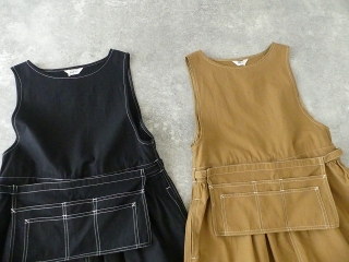 強撚ギャバエプロン付きワンピースの商品画像20