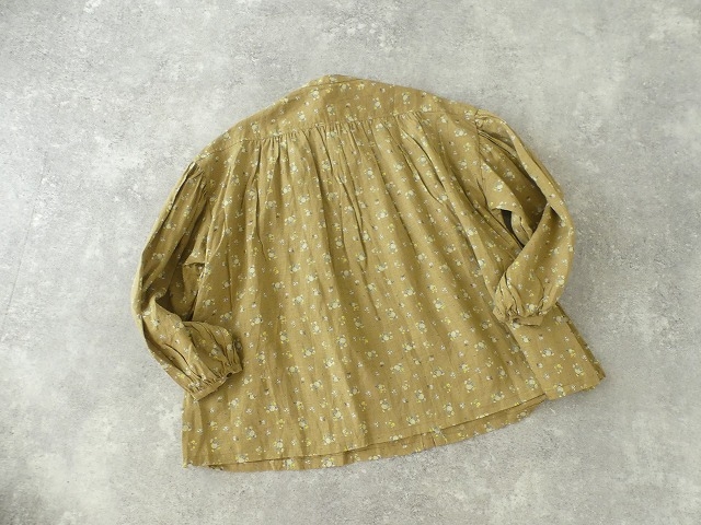 LINEN FLORAL PATTERN　フロントタックシャツの商品画像10