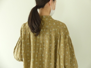 LINEN FLORAL PATTERN　フロントタックシャツの商品画像15