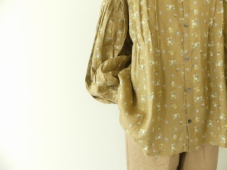 LINEN FLORAL PATTERN　フロントタックシャツの商品画像17