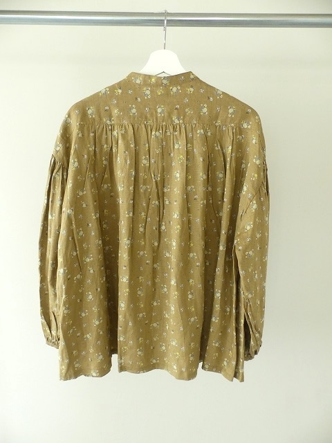 LINEN FLORAL PATTERN　フロントタックシャツの商品画像8