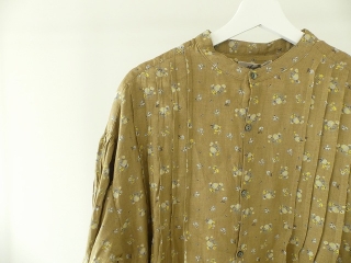 リネンフローラルパターンフロントタックシャツドレスの商品画像16